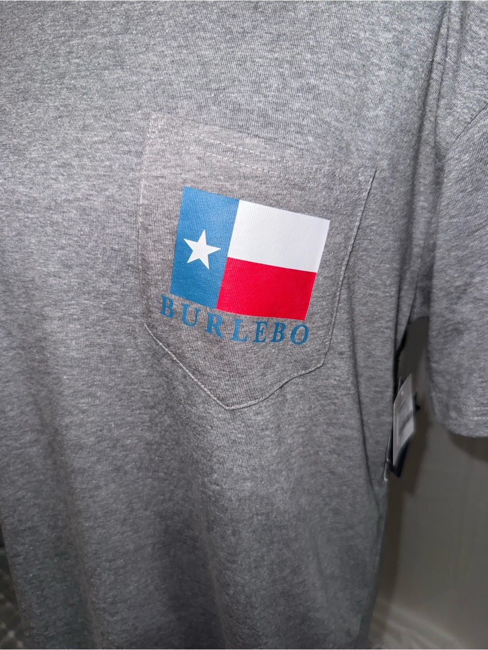 New Burlebo Gray Texas Graphic Tee - 'You May All Go To Hell' - Picture 3 of 7